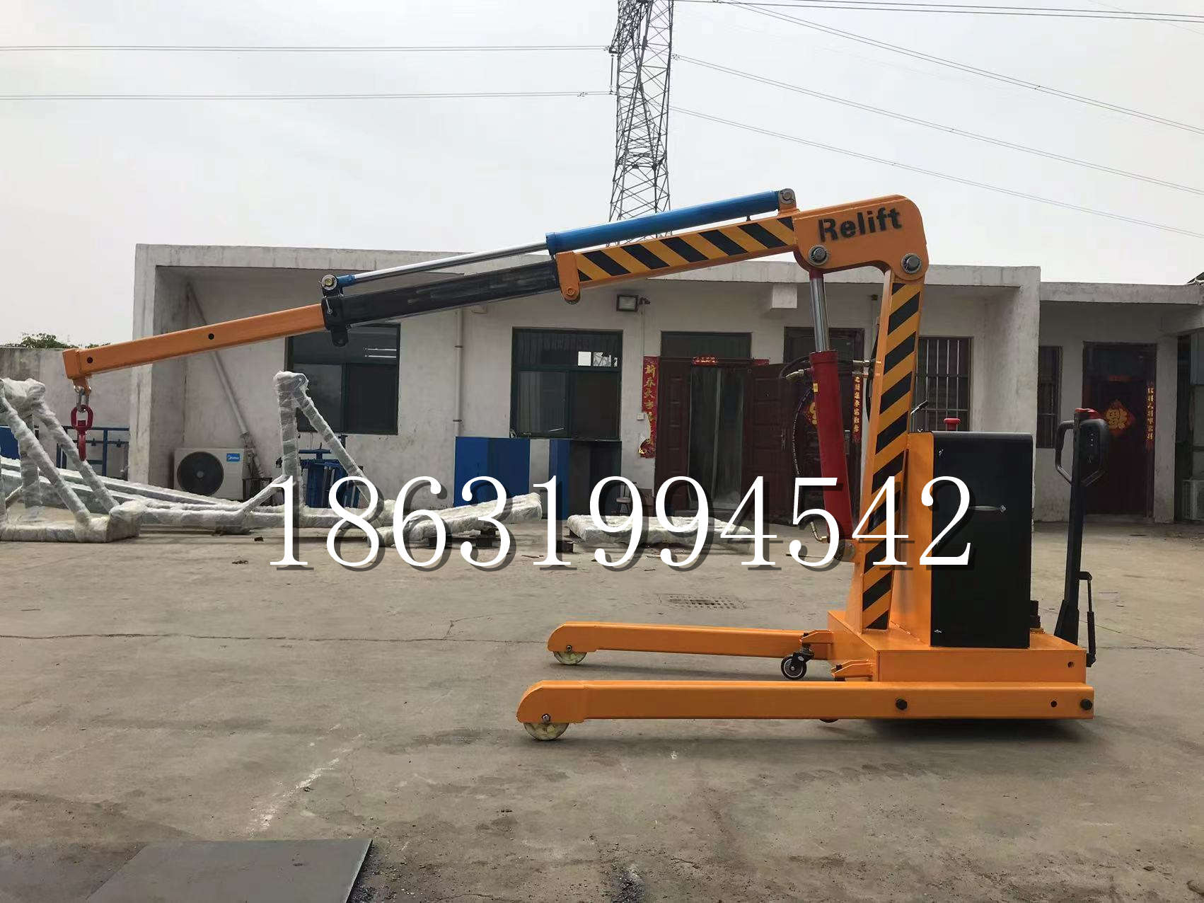 平鲁区久征定做3吨三轮随车吊 农用园林绿化移树吊 平板工程用小吊机